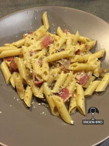bacon and onion pasta