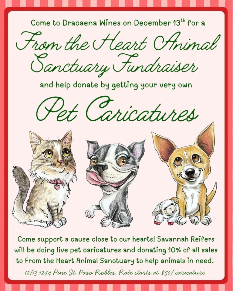 From The Heart Animal Sanctuary – Pet Caricatures
